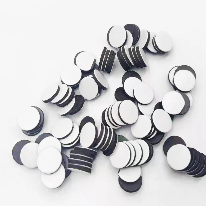 1/10/25/50/100 БР, кръгли самозалепващи дискови магнити, кръгли гумени магнитни изделия 12 mm x 2 mm Изображение 0