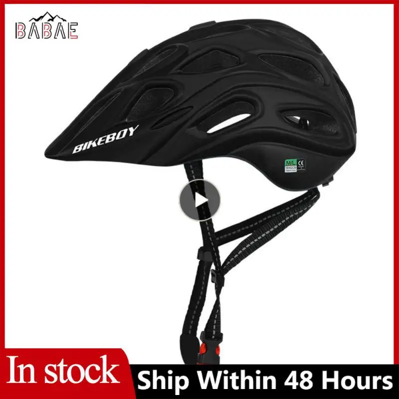 Професионална каска за планински велосипед, вградени свръхлеки на велосипедни каски, Спортно проветриво кормило екипировка за езда, със защитна шапка Изображение 0