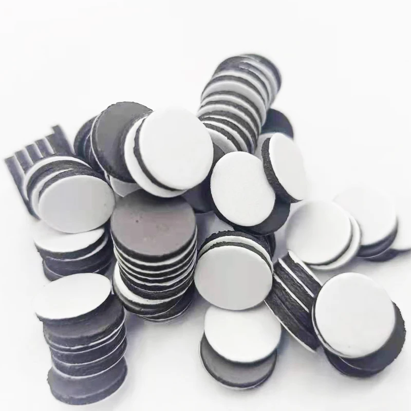 1/10/25/50/100 БР, кръгли самозалепващи дискови магнити, кръгли гумени магнитни изделия 12 mm x 2 mm Изображение 1