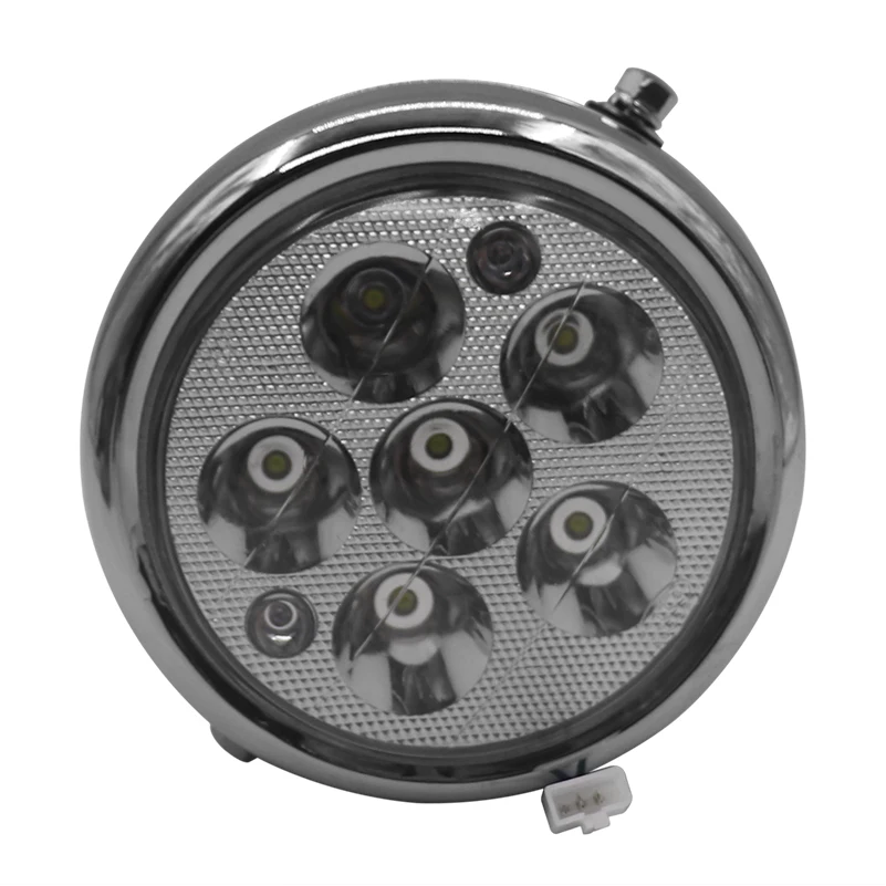 5-инчов led кръгла лампа 12 v-80, 6 топки, led кръгли фара за Citycoco, модифицирани аксесоари, резервни части Изображение 1