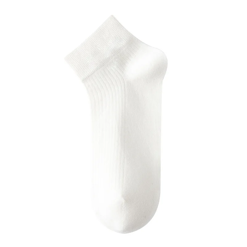 Бели чорапи дамски пролетни памучни от чист памук есен задържане на чисти чорапи летни чорапи Изображение 1