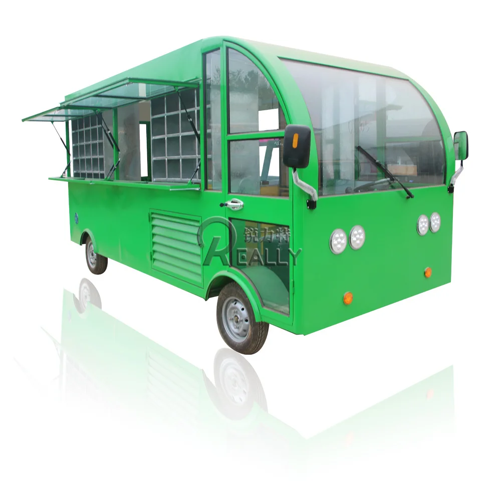 В наличието на електрически пътуващ камион за бързо хранене, градинска количка за продажба на чай и сладолед с мехурчета, домакинът с кухненски концесионна зона, количка за хранене Изображение 1