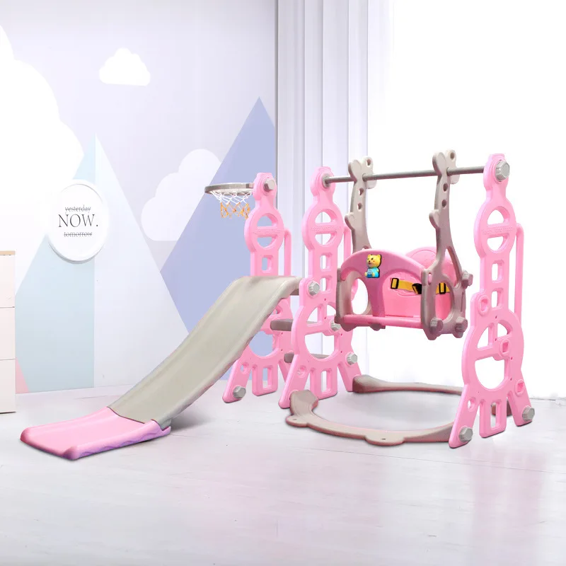 Детска пързалка за дома, детски люлки и пързалка в събирането, малка детска играчка, семеен рай Изображение 1