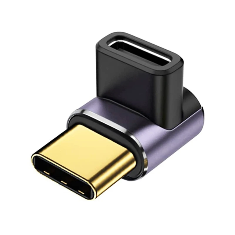 Дясното USB адаптер C 90 ° Магнитен удължител тип C нагоре и надолу на 40 Gbit/с 8к Директен доставка Изображение 1