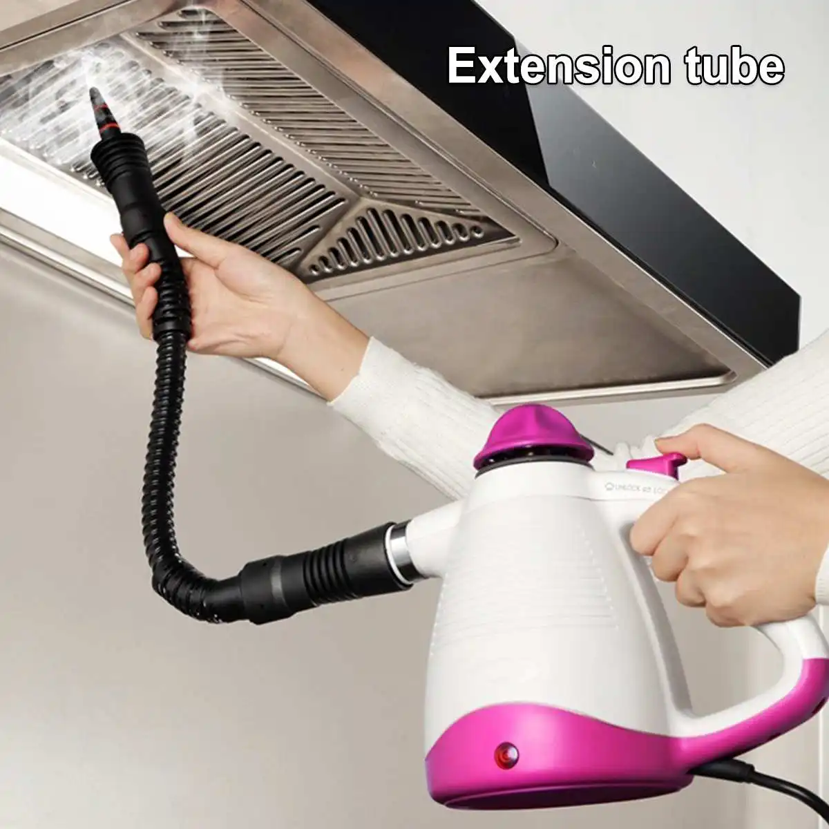 Електрически пара-чисти високо налягане и температура, преносими двойна котела, многофункционален кухненски климатик, инструмент за почистване Изображение 1