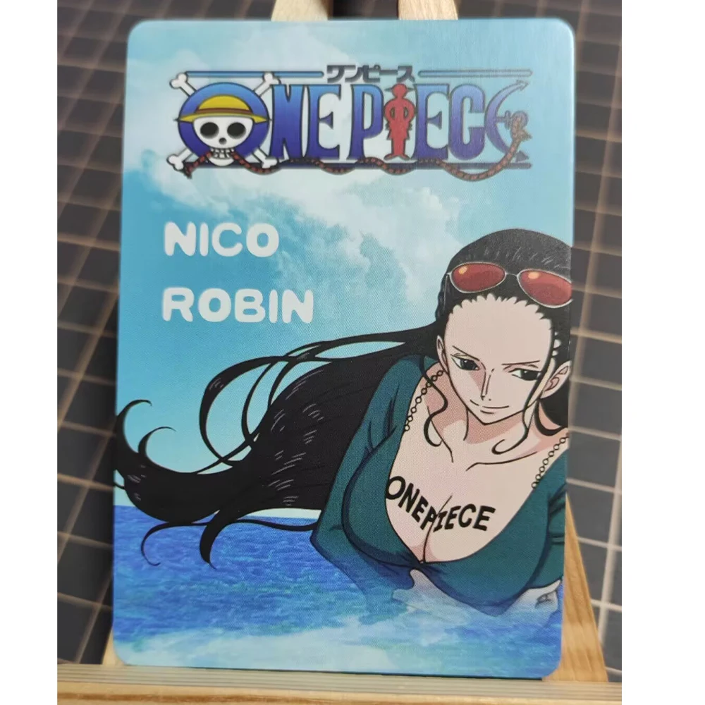 Acg One Piece Refraction са подбрани флаш игра, карти с анимационни участието на Нико Робин, картичка с красиво момиче аниме, подарък играчка за мъже-отаку Изображение 2