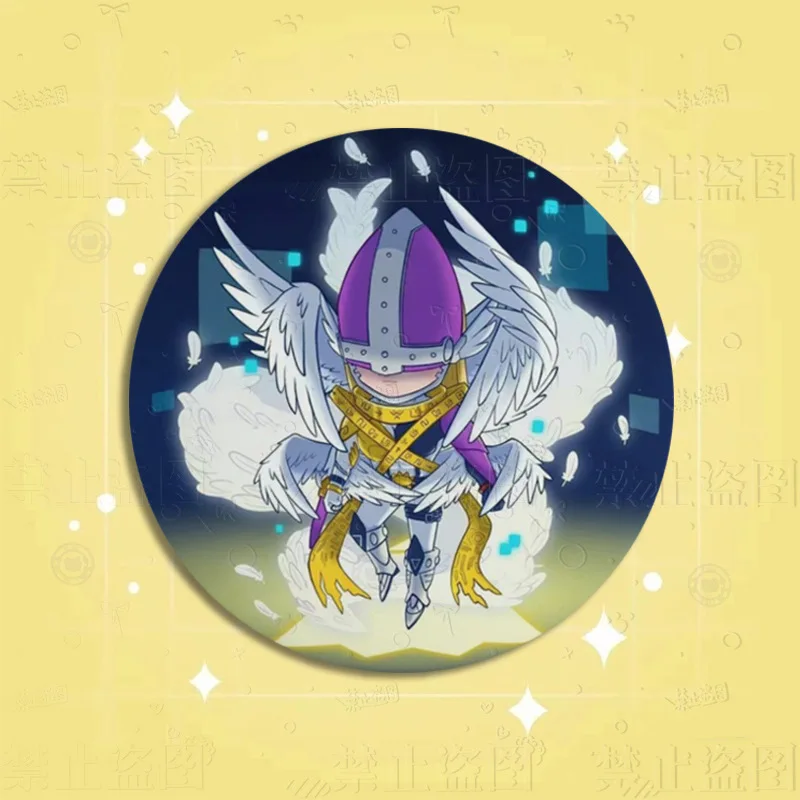 Аниме Digimon Adventure Габумон Пальмон Агумон Гильмон Черно Галгомон Икона За Cosplay Жени SPTE Брошка От Калай Аксесоари Подпори Изображение 2