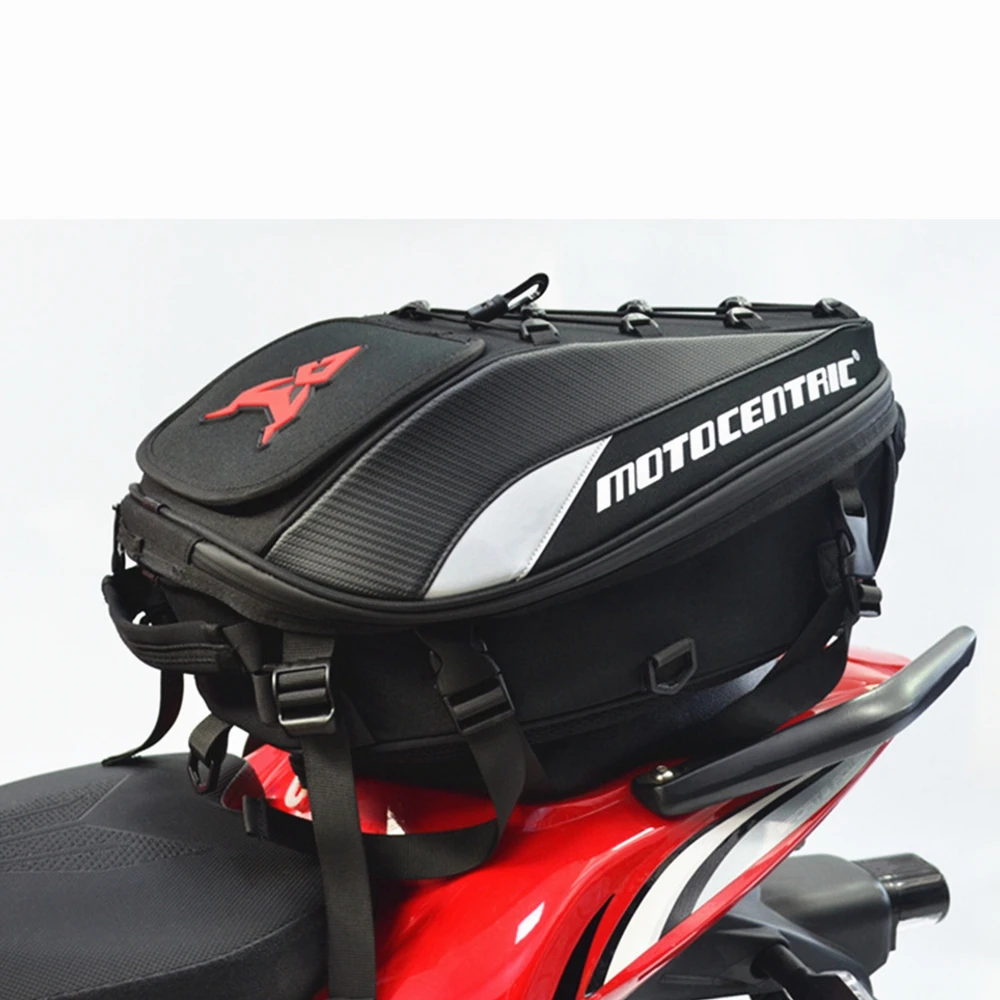 Водоустойчив мотоциклетът чанта за опашката, многофункционална чанта за задна седалка на мотоциклет, раница за мотоциклетист с голям капацитет Изображение 2