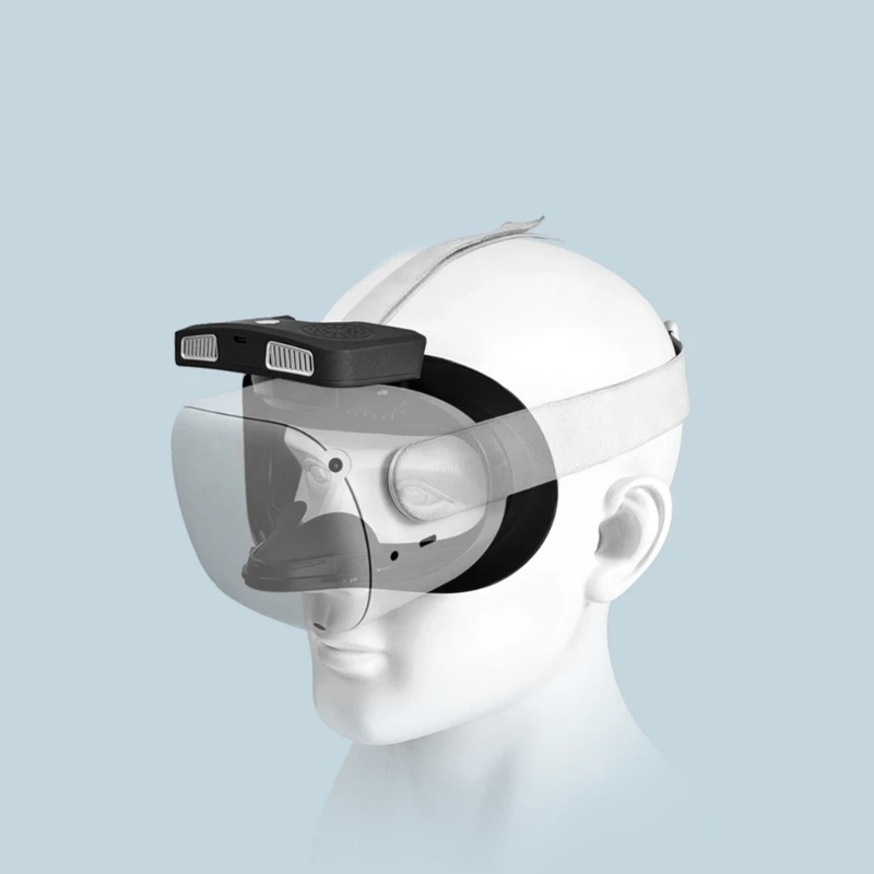 Светозащитные накладки за лице, маска за циркулация на въздуха за Quest2, слушалки за лице, подплата от пяна с памет ефект, протеинов калъф Изображение 2