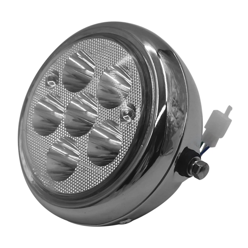 5-инчов led кръгла лампа 12 v-80, 6 топки, led кръгли фара за Citycoco, модифицирани аксесоари, резервни части Изображение 3