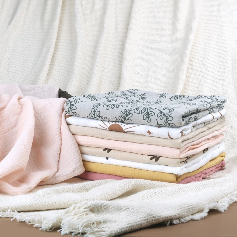 Многофункционално детско одеало, кърпи за баня, муслиновое одеяло за новородено, меки стеганое одеяло спално бельо за детска стая легла Изображение 3