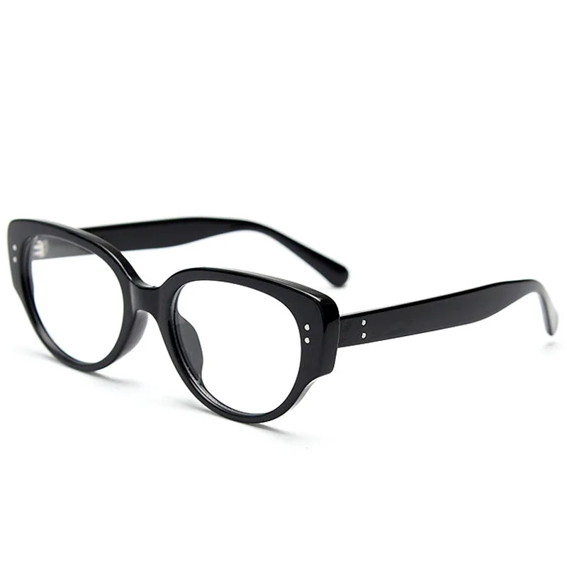 Модни Очила За Късогледство със Защита от Синя Светлина, Очила с Кошачьими Уши, Рамки за КОМПЮТРИ, Оптични Очила за Късогледство, Предписани Очила с Диоптриями от 0 до -4,0 Изображение 3
