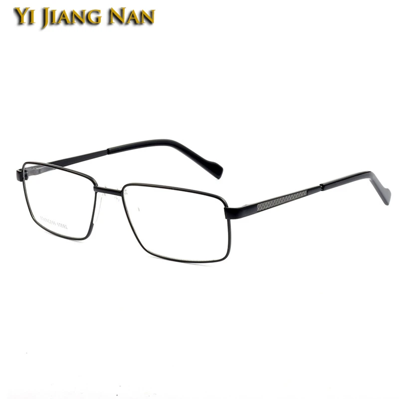 Мъжки Предписани Очила с Метална Пружинным тръба на шарнирна Връзка, Оптични Очила В Пълна Рамки, Рамки За Очила Marco de Gafas ал Hombre Изображение 3