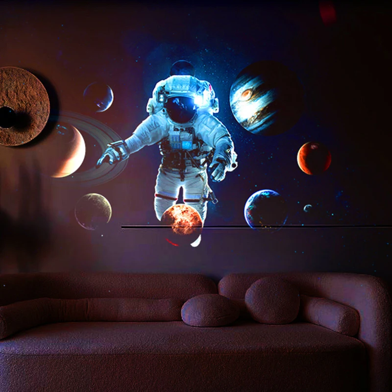 Проектор Galaxy Star led нощна светлина на Звездното небе, астронавт, проектор, лампа за декориране на спалня, дома, декоративни подаръци за деца Изображение 3