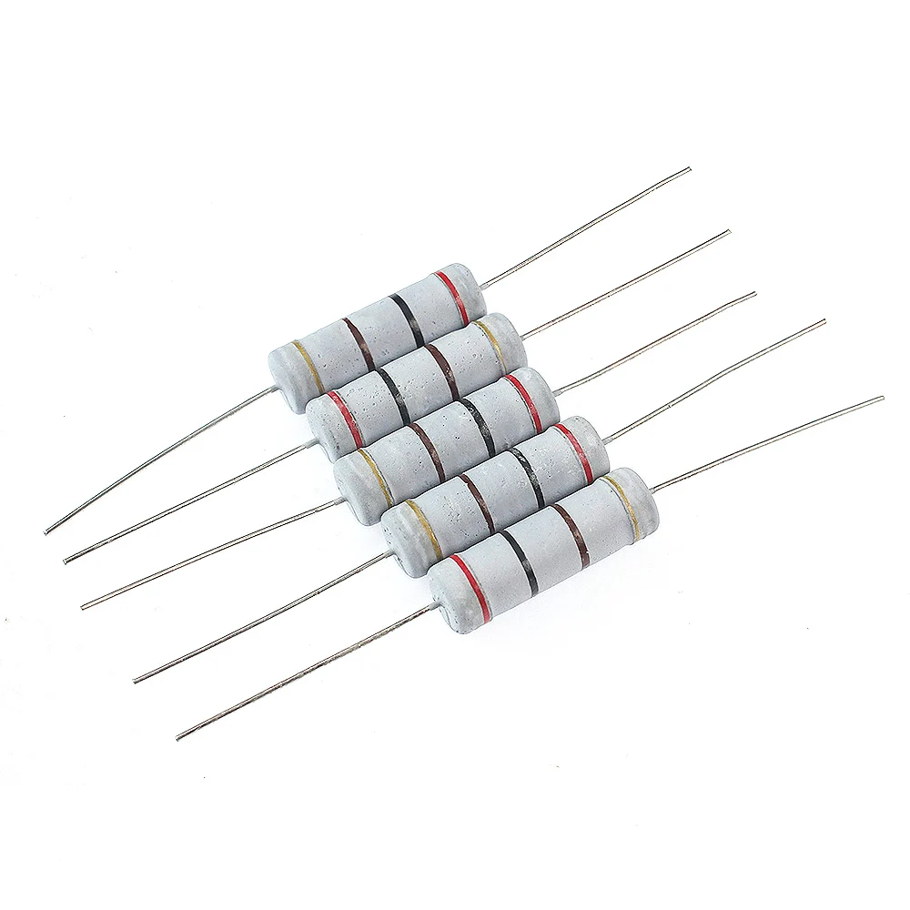 150ШТ Набор от резистори с мощност 5 W 0,1 R ~ 750R, Набор от резистори от въглеродна филм 30 Стойности, набор от резистори 10 Ома, 5% увеличение на съпротива електроника Изображение 4