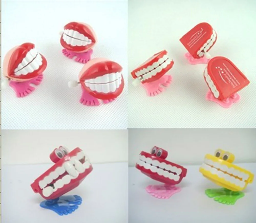 20 бр. играчки на едро, пролетта креативен подарък за зъби, забавна завийте играчка за скокове зъби, играчки за зъболекар, стоматолог скок, зъби Изображение 4