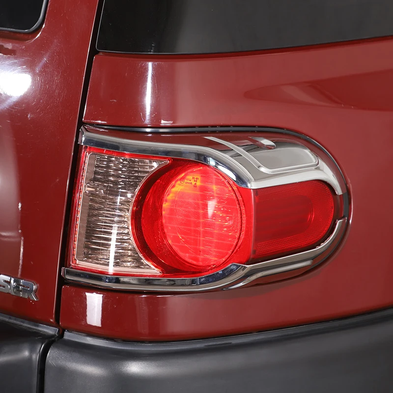 За Toyota FJ Cruiser 2007-2021 Рамка Предна Противотуманного Фенер Кола, Декоративна Капачка Задна Лампа, ABS, Ярка Светлина, Външни Аксесоари Изображение 4
