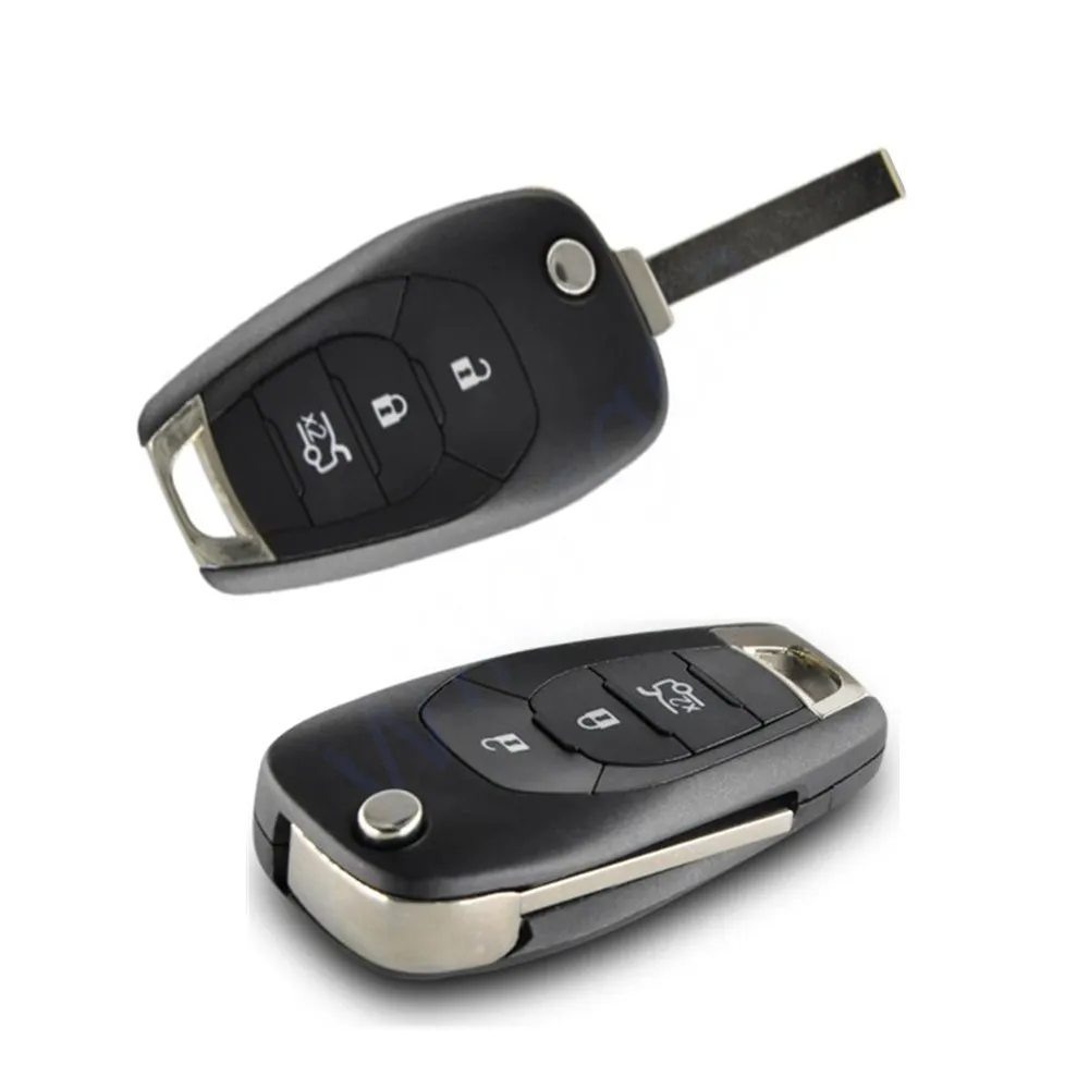 Нов Автомобилен Ключ Дистанционно Управление За Chevrolet Cruze Аво 433 Mhz ID46 PCF7941E Smart Auto Replace Сгъваеми Ключа Със Стикери Изображение 4