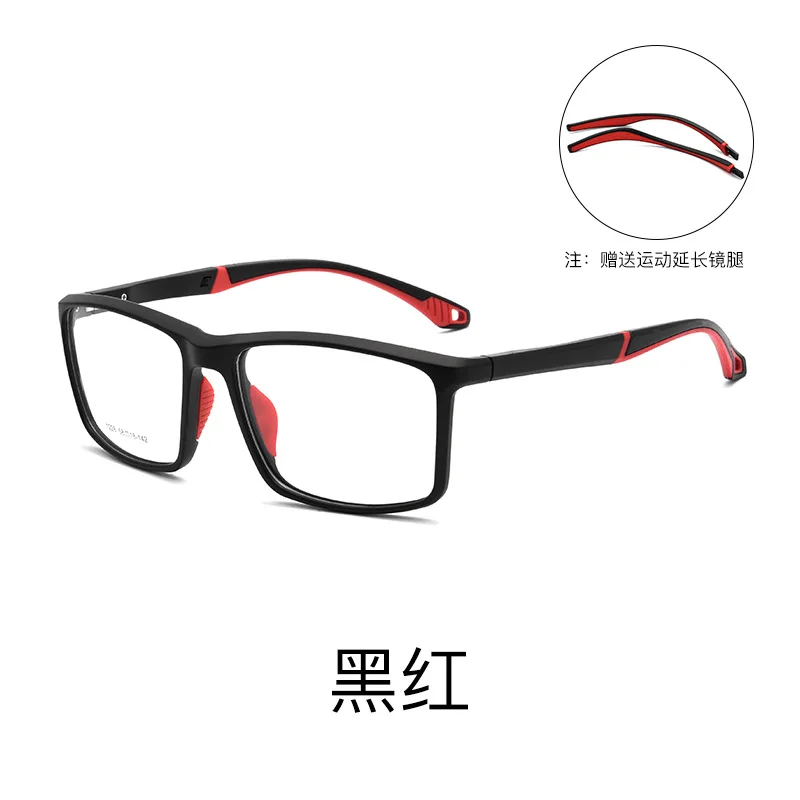 Нови спортни очила Баскетболно дограма мъжки рамки за късогледство ультралегкая TR90 Голяма дограма Спортни очила очила по рецепта Изображение 4