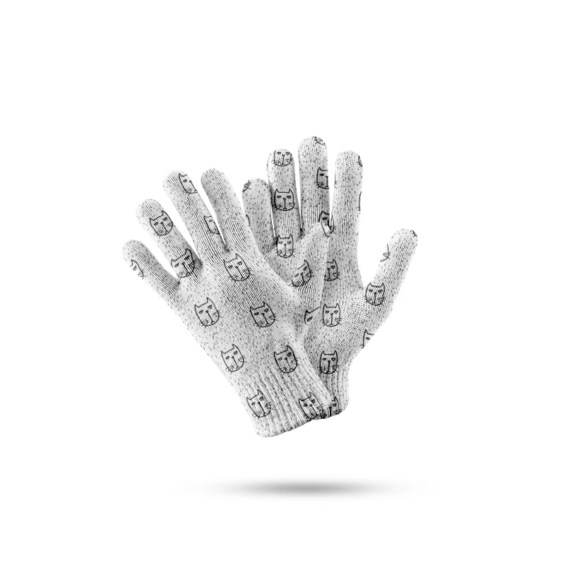 Сладки ръкавици без пръсти с анимационни модел, наградата на ръкавици със сензорен екран, забавен коледен подарък, есенно-зимни нескользящие възли ръкавици Изображение 4