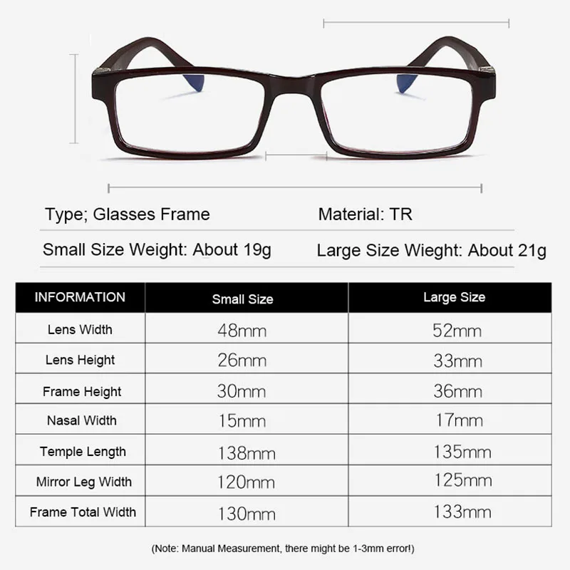 Ahora Мъжки слънчеви Очила за Късогледство с Квадратна тапицерия, Рамки за Очила с диоптриями 0 -1.0 1.25 1.5 1.75 2.0 2.25 2.5 2.75 3.0 3.25 3.5 3.75 Изображение 5