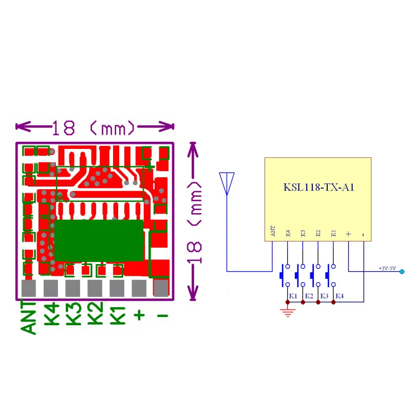 QIACHIP 5шт 433 Mhz Универсален Безжичен Радиочестотни Предавател модул за Обучение Код 1527 Код Безконтактен Модул Arduino Дистанционното Управление на Ключа Изображение 5
