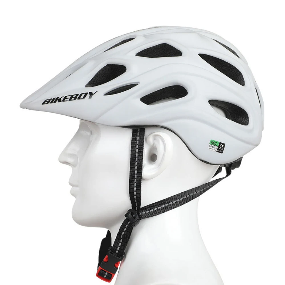 Професионална каска за планински велосипед, вградени свръхлеки на велосипедни каски, Спортно проветриво кормило екипировка за езда, със защитна шапка Изображение 5